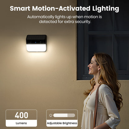 Solar Wall Light Cam Pro