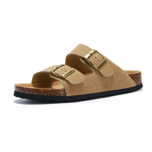 Tokio Suede Sandal - Light Brown