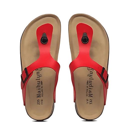 Mykonos Sandal -  Red